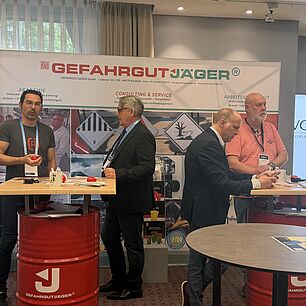 Aussteller Gefahrgut Jäger während der Münchner Gefahrgut-Tage