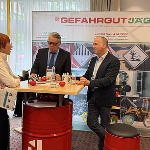Aussteller Gefahrgut-Jäger während der Münchner Gefahrgut-Tage