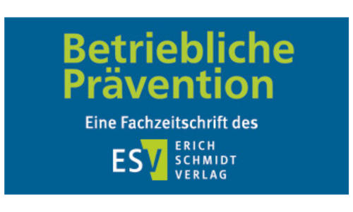 Abbildung des Logos der Fachzeitschrift Betriebliche Prävention, Partner auf dem Event 36. Münchner Gefahrgut-Tage